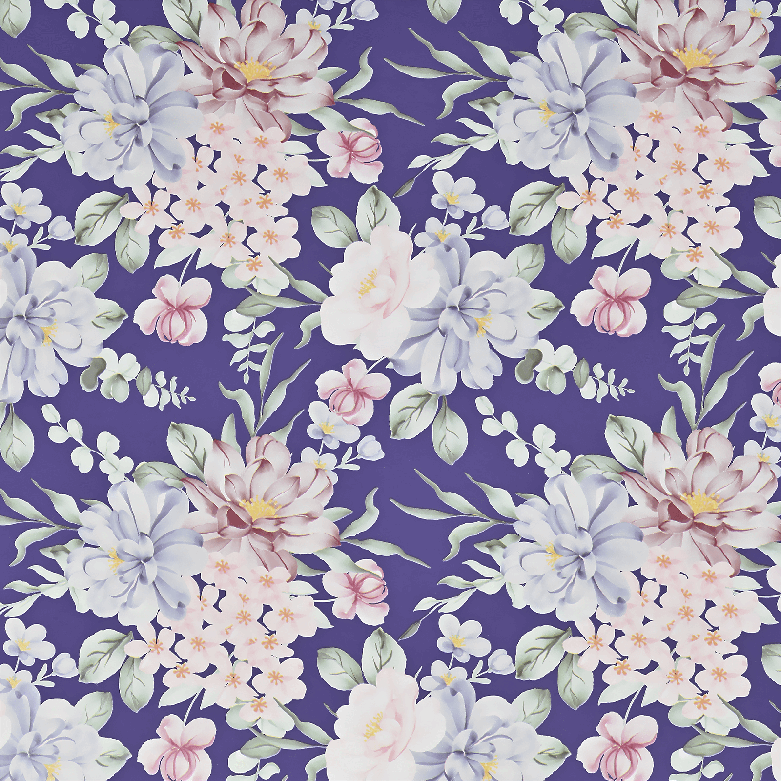 Geschenkpapier Flower Power 50 cm, 50 m - 0 Geschenkpapier Flower Power 50 cm, 50 m - 0