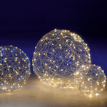 Boule lumineuse LED clignotante chaude, Ø 45 cm - 1