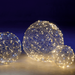 LED light ball blinking warm, Ø 60 cm - 1