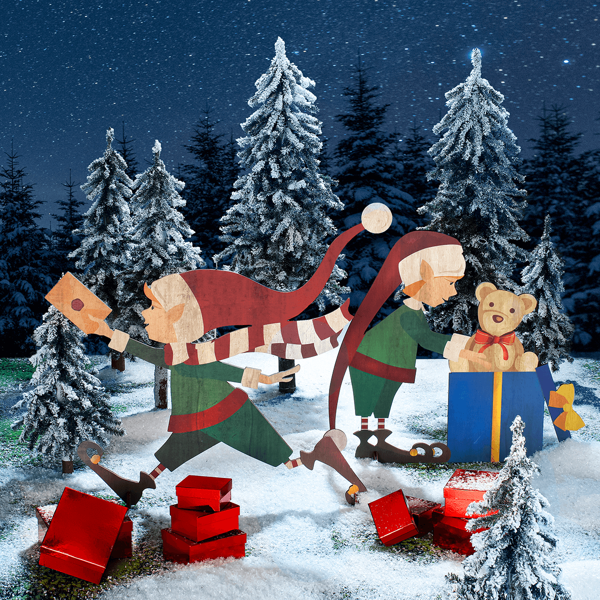 Snowy Artificial Fir Tree Alpine Fir 90 cm - 4 Snowy Artificial Fir Tree Alpine Fir 90 cm - 4