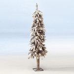 Snowy Artificial Alpine Fir Tree 120 cm - 0