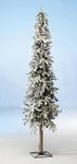 Snowy Artificial Alpine Fir Tree 210 cm - 4