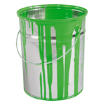 Decorative paint bucket 23 cm high, green
Decorative paint bucket 23 cm high, green - 0