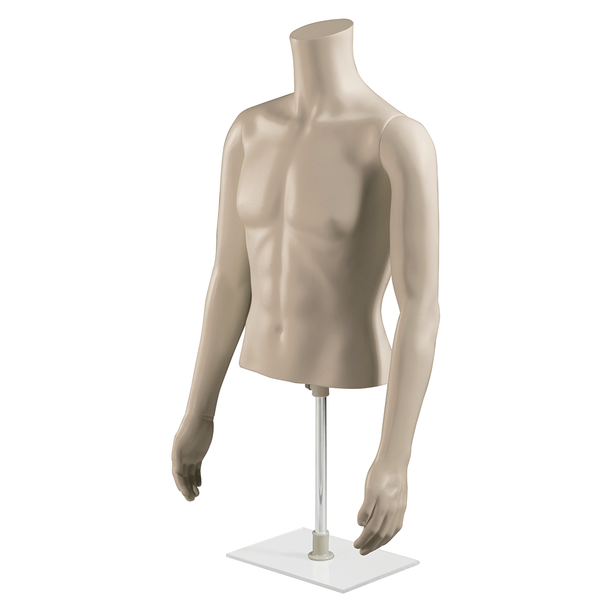 Torso masculino PE ecológico, color de la piel - 8 Torso masculino PE ecológico, color de la piel - 8