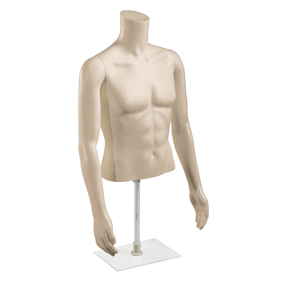 Torso masculino PE ecológico, color de la piel - 2 Torso masculino PE ecológico, color de la piel - 2