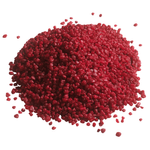 Decorative granulate red, 1 kg - 0