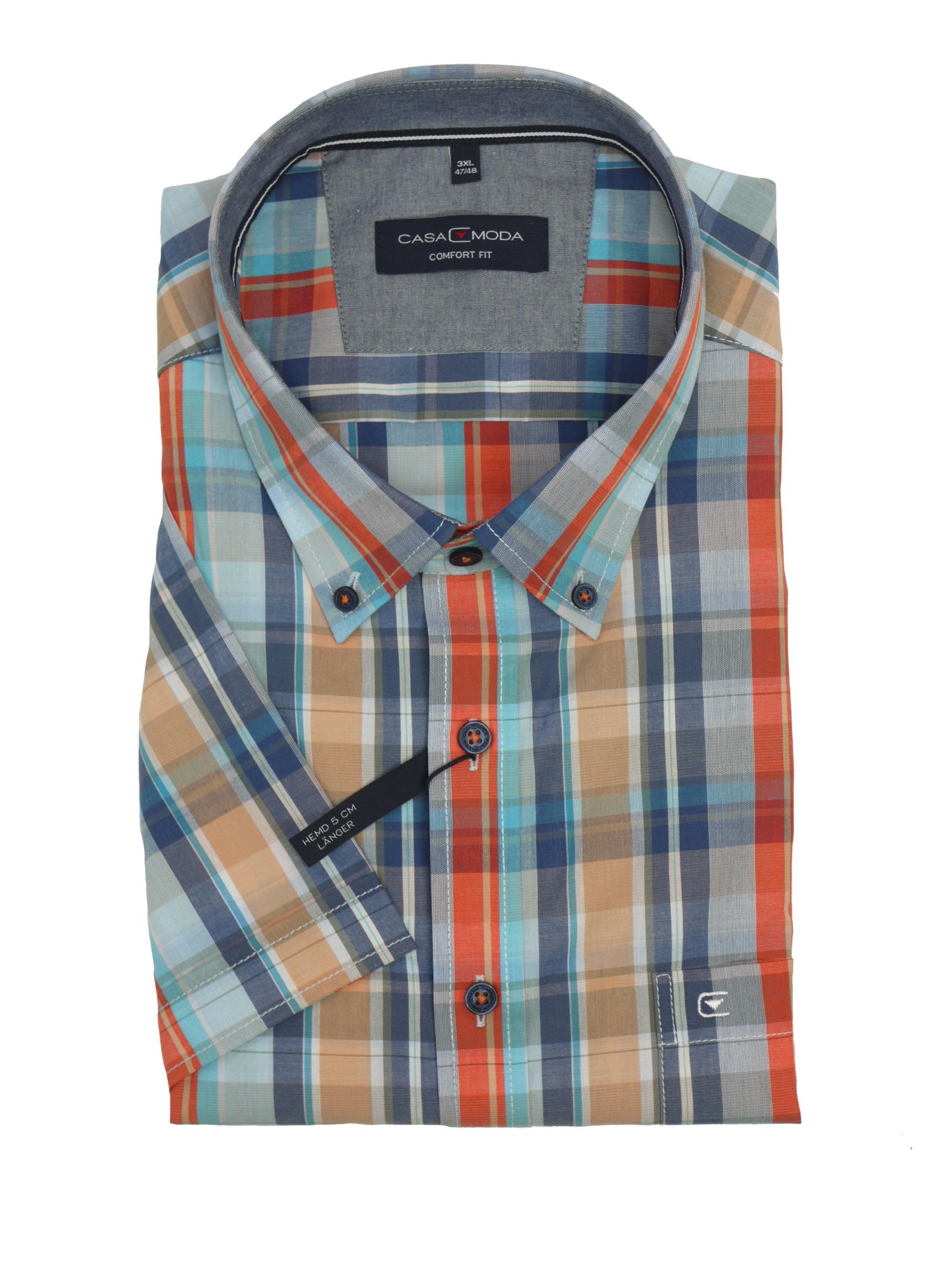 Oktoberfest Hemd Herren Kurzarm - Karo Trachtenhemd Mit Brusttasche