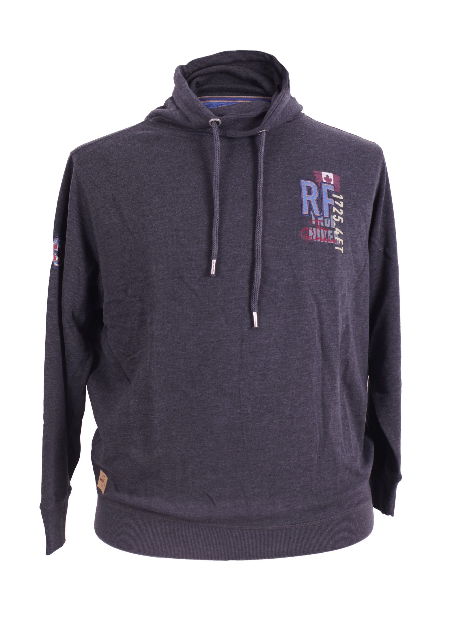 Sweatshirt mit hohem Kragen von Redfield in großen Größen