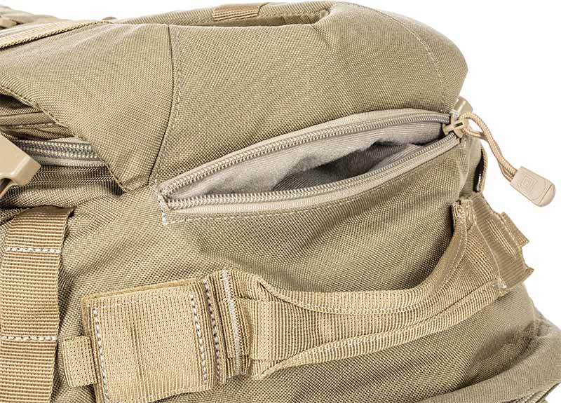 5.11 Tactical Rush24 Sandstone_Brillenfach