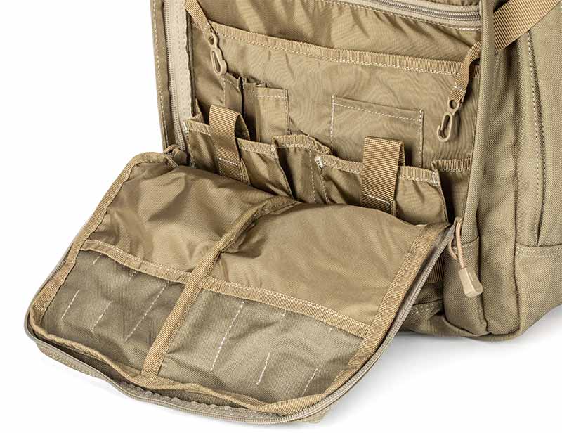 5.11 Tactical Rush24 Sandstone_Vorderfach Detail