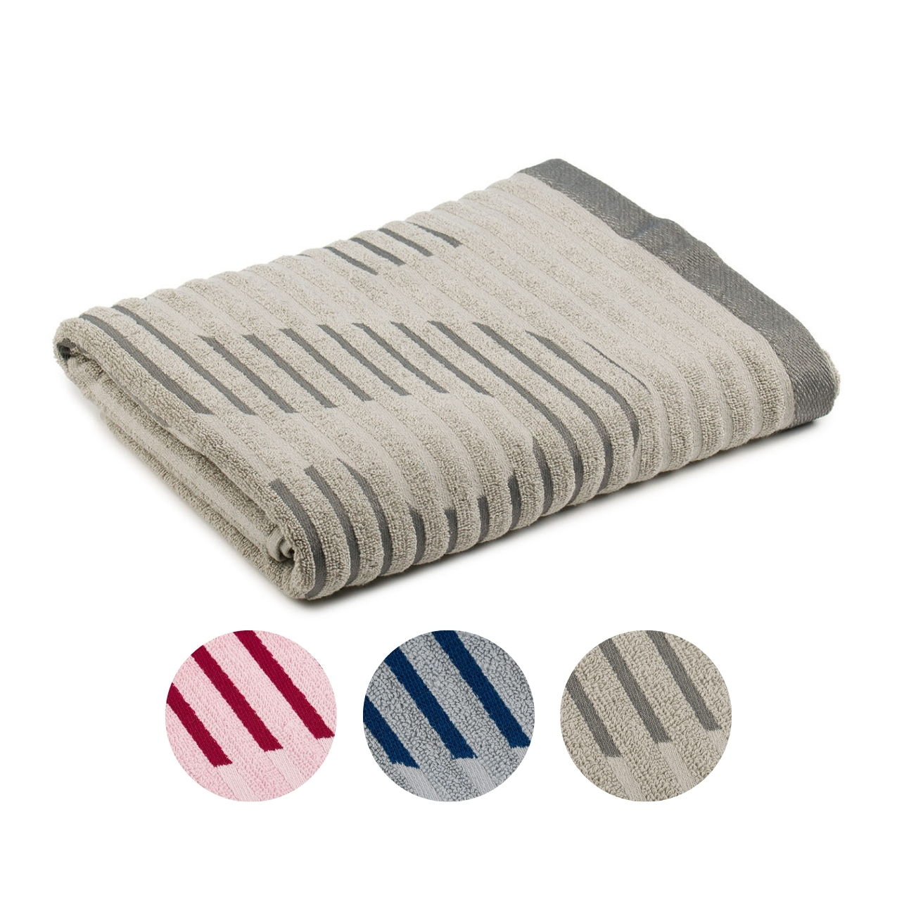 Chiemsee Saunatuch Miami - Megaweiches Jacquard-Tuch 75x200 Cm