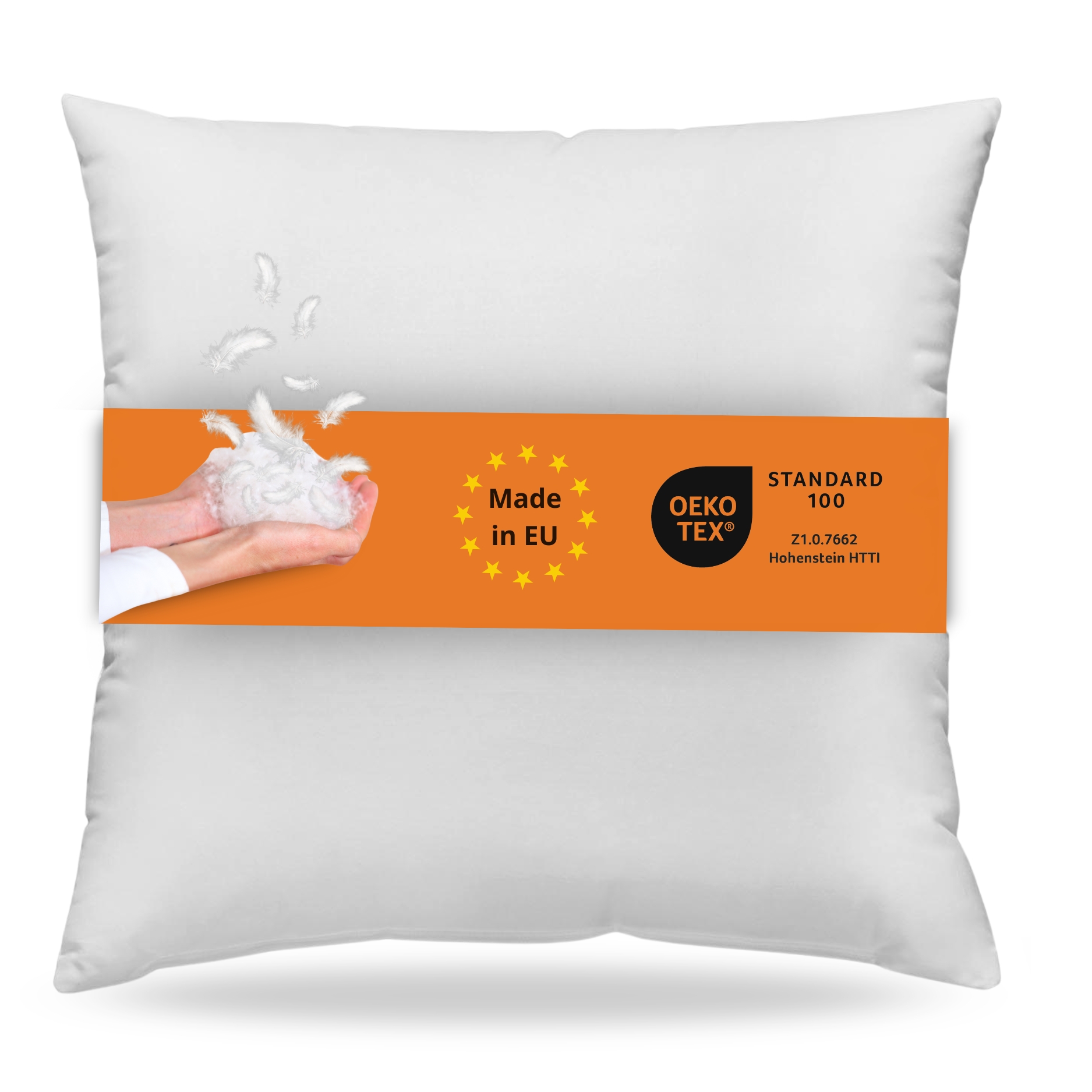 WINLIFE Kopfkissenbezug 100% Baumwolle - 2er Set Mit Schmetterlingsdruck