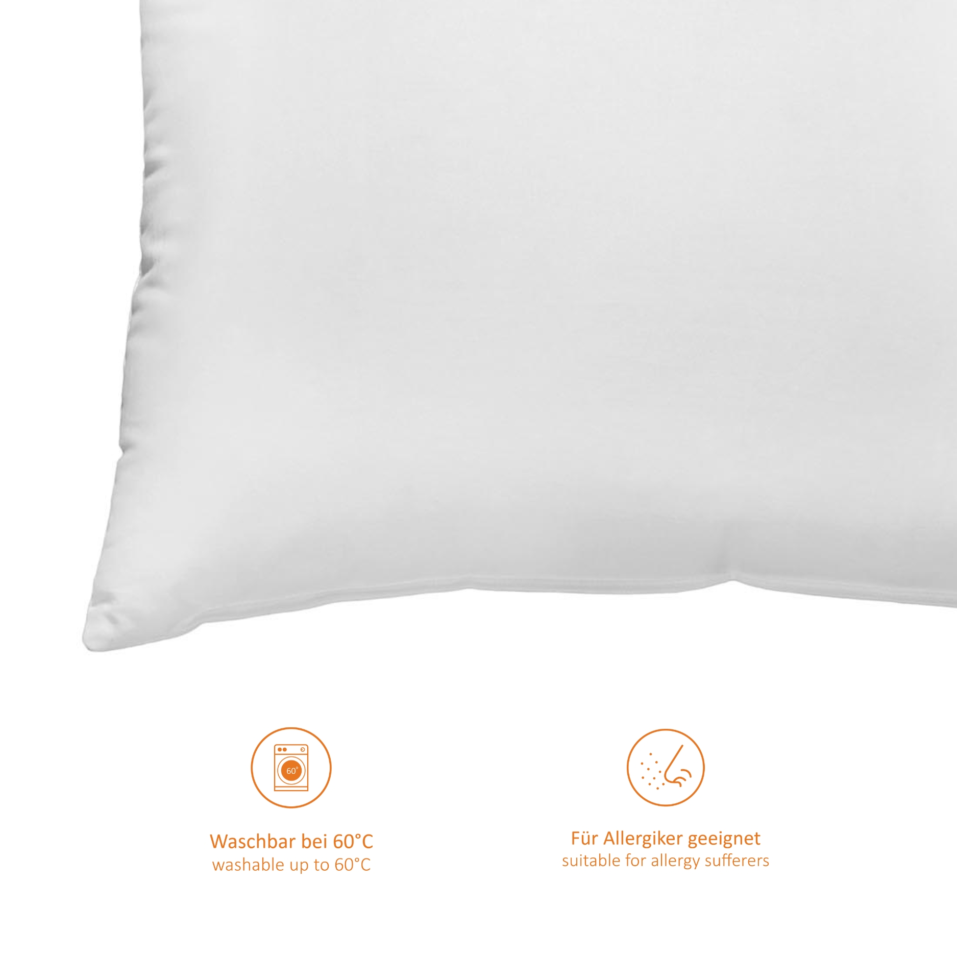 Daunen Kopfkissen Kann Ich Federkissen Waschen Feder-/Daunen-Kissen G10 –  Stützend Natürlich