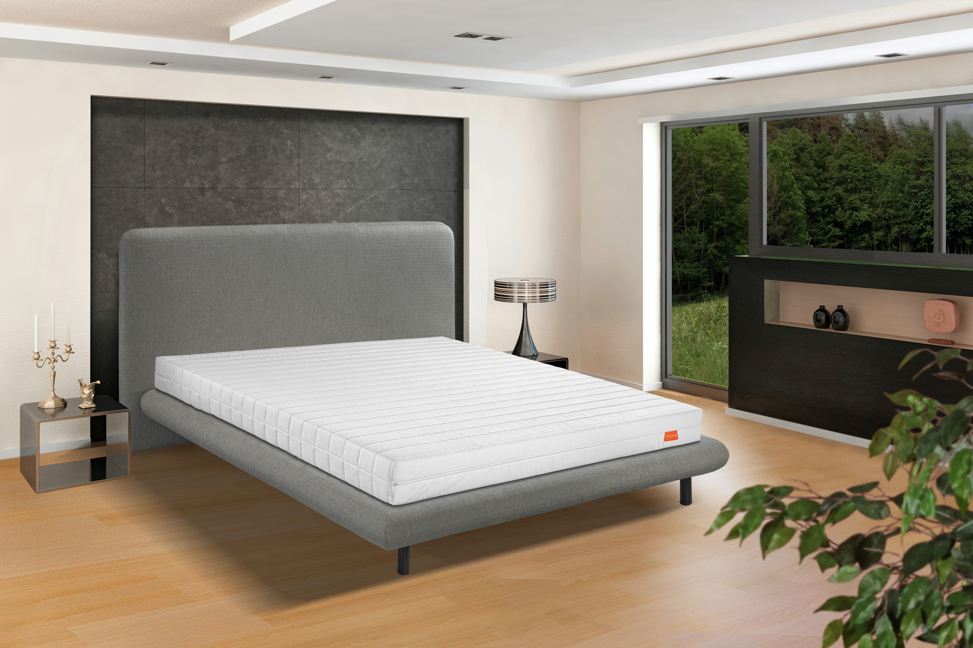 sleepling orthopädisches Nackenstützkissen, Memory Foam Visco Kissen 40 x 80 cm, Visko-Gel