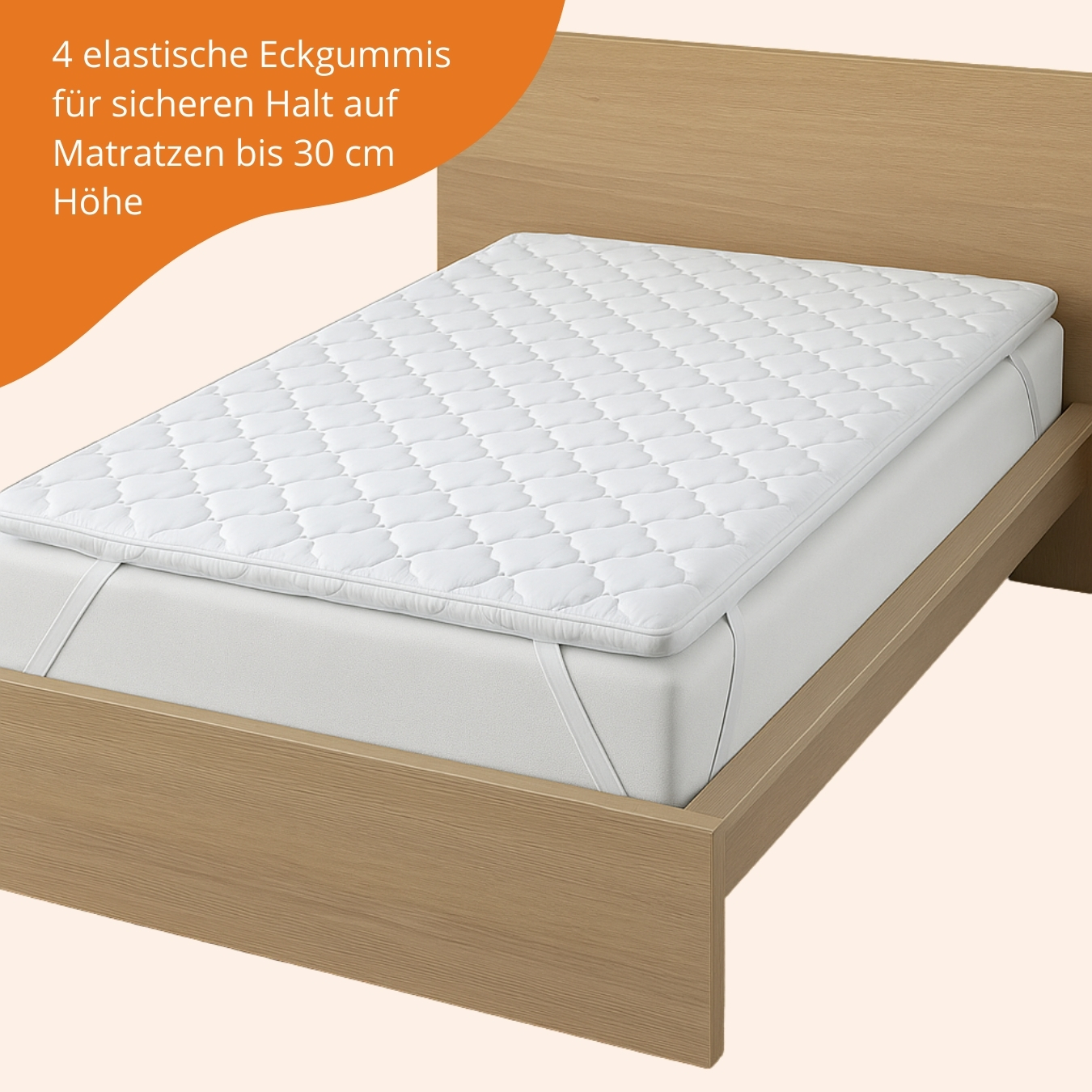 Pillows24 Matratzentopper 120x200cm - Kaltschaum Topper 6cm Mit Waschbarem Bezug