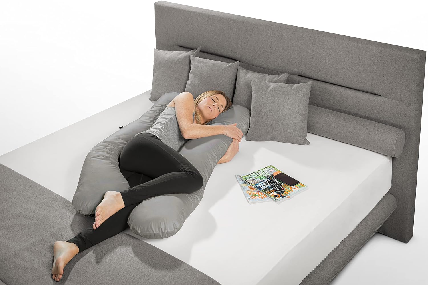 ADDLIVE Seitenschläfer-Kissen - Verstellbares Lagerungskissen Gegen Rückenschmerzen