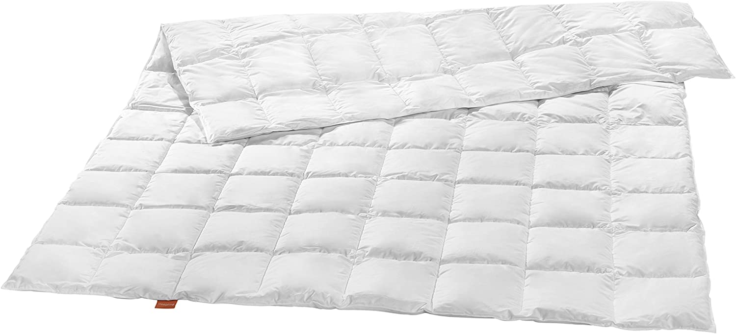 sleepling 194630-P Komfort Daunendecke aus neuen weißen Daunen (90%) und  Federn (10%) | plentyShop LTS