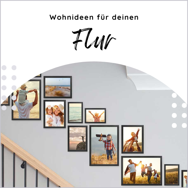 Flurgestaltung mit Bilderrahmen