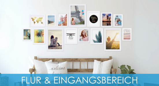 Flurgestaltung mit Bilderrahmen