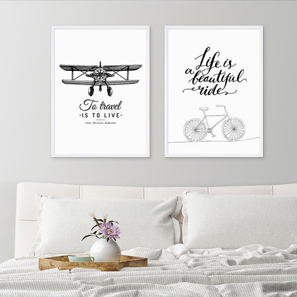 Deine Wandgestaltung im Schlafzimmer von PHOTOLINI | PHOTOLINI