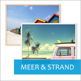 Poster für Bilderrahmen Meermotive