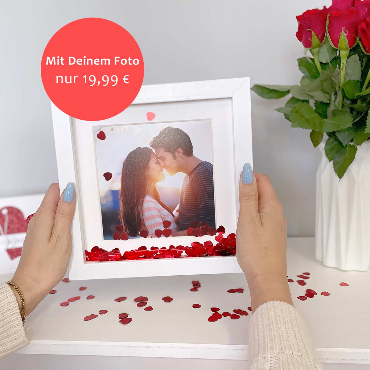 Valentinstag Geschenk Persönlich mit Foto