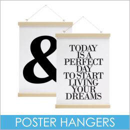 Poster hangers