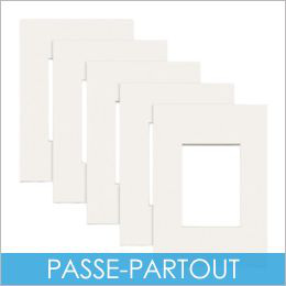 Passe-partout pour cadres photos