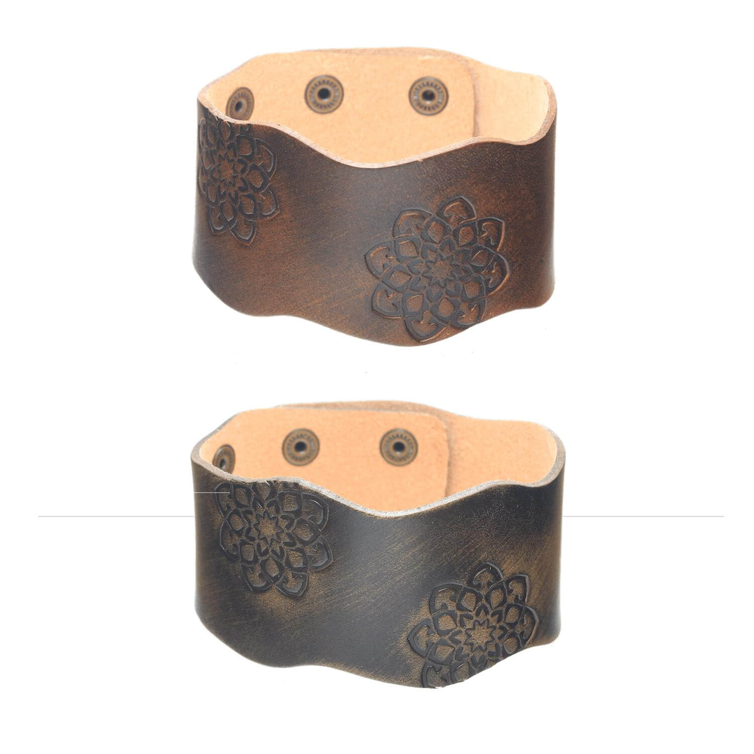 THEWO | "Maritim" Lederarmband Brave Breit | Lederunikate Made In Germany
