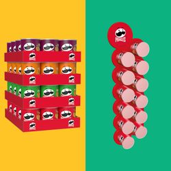 Pringles Starter Kit - Magnethänger mit 4x 12x 40g