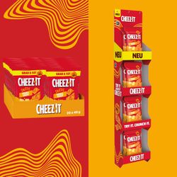 Hängedisplay mit Double Cheese 20x40g