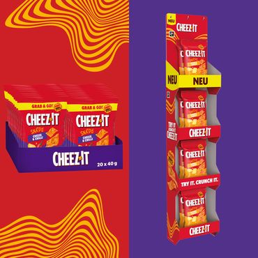 Hängedisplay mit Cheese & Chilli 20x40g