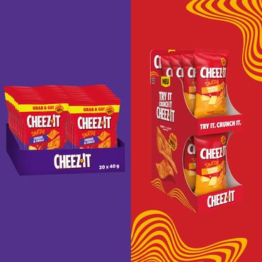 Thekendisplay mit Cheese & Chilli 20x40g