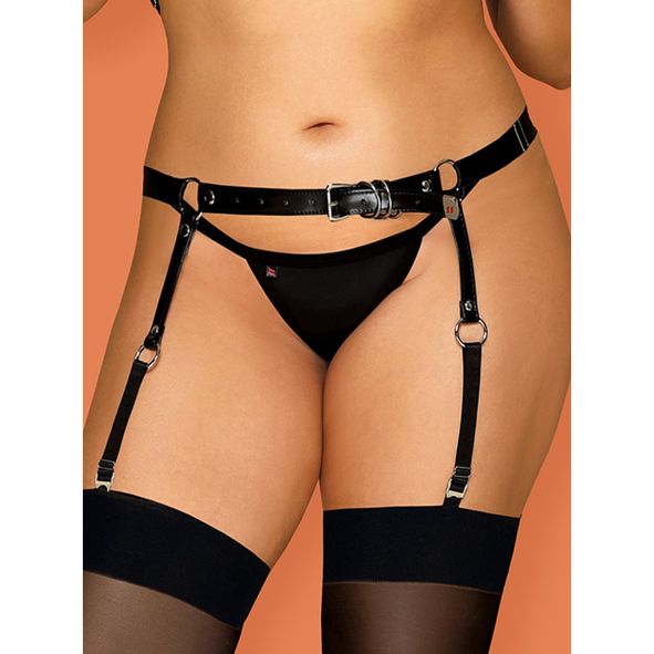 gleitmittel im haushalt Nymph Leather Garter Leg Harness main image 1
