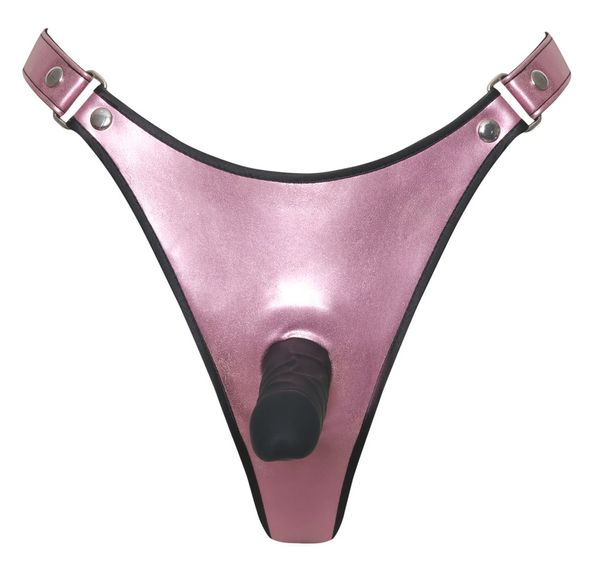 Bad Kitty | Strap On String mit Dildo im Metallic Look