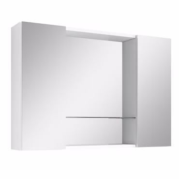 Spiegelschrank Debby weiß 85 cm