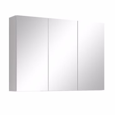Spiegelschrank Neapel glänzend weiss 85 cm