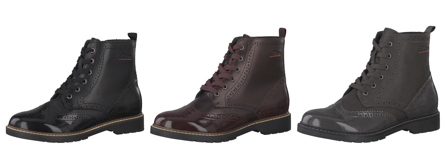 s.Oliver Damen Stiefeletten Boots Kunstleder Softfoam 25465 s.Oliver Damen Stiefeletten Boots Kunstleder Softfoam 25465