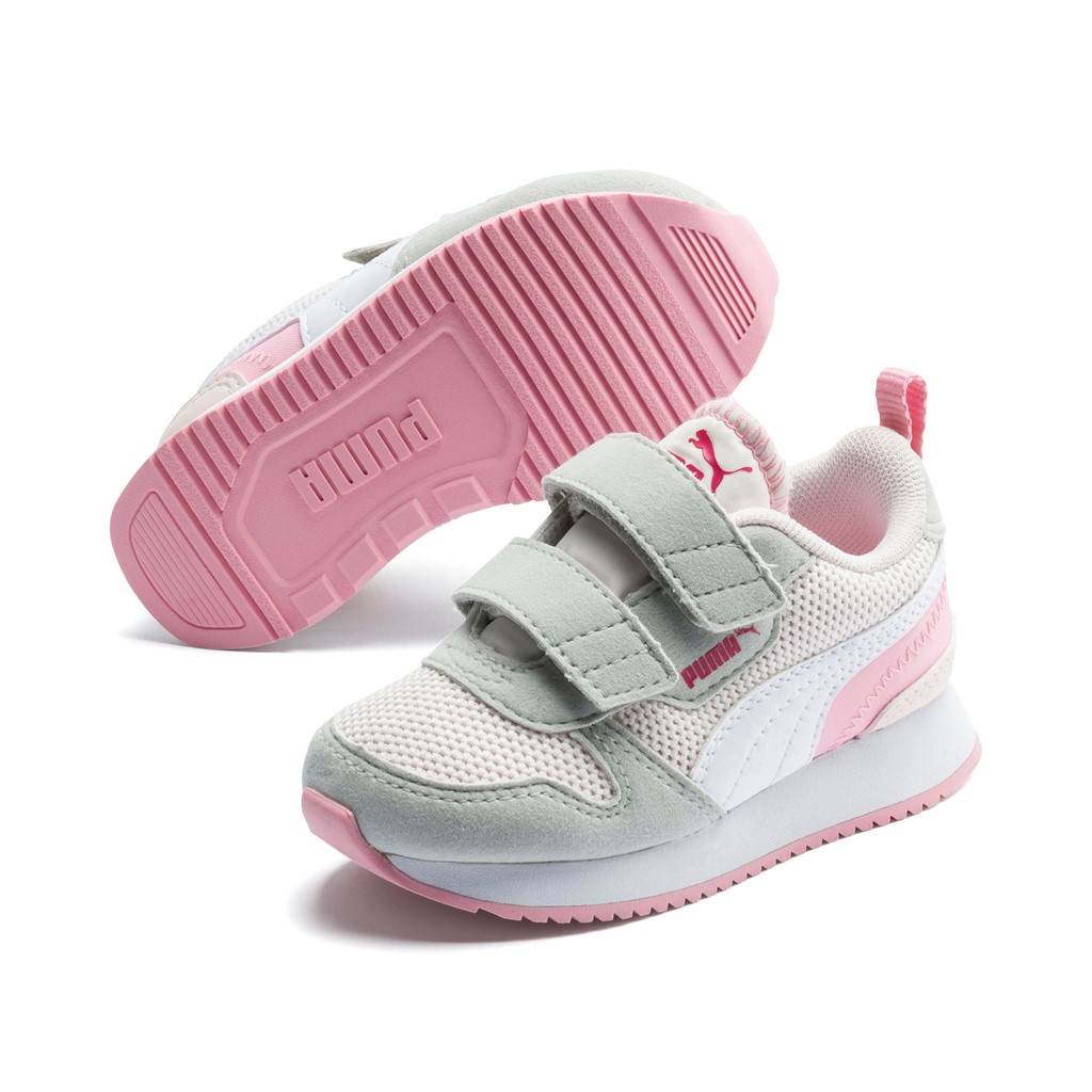 Puma R78 V Inf Unisex Baby Kinder Sneaker Low Top Turnschuhe 373618  Rosewater | eBay