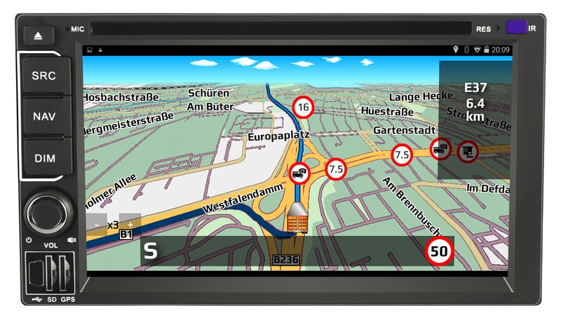 CARGUARD IntelliRoute CA9100 DAB Reisemobil-Navigationssystem – Bild 8