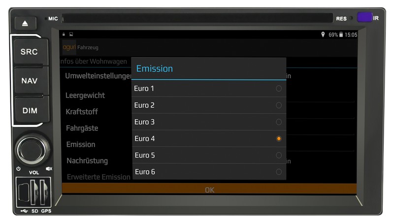CARGUARD IntelliRoute CA9100 DAB Reisemobil-Navigationssystem – Bild 19