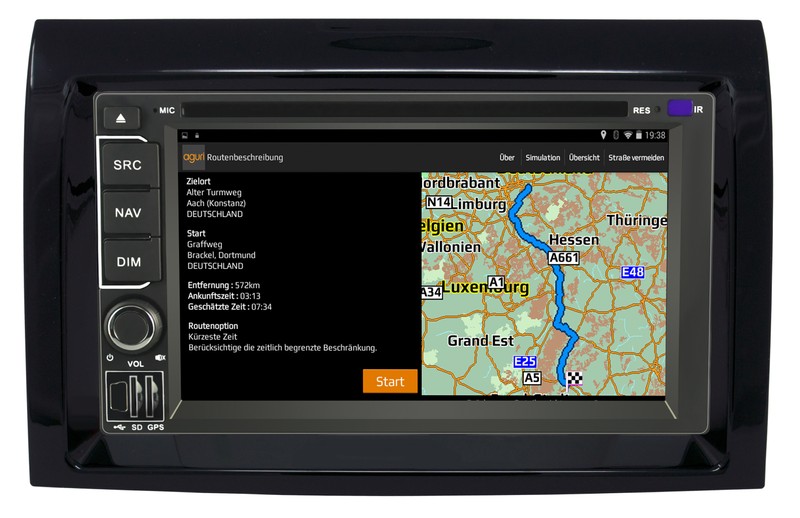 CARGUARD IntelliRoute CA9100 DABFD Reisemobil- Navigationssystem f&uuml;r Ducato, Jumper, Boxer ab 2006 – Bild 8