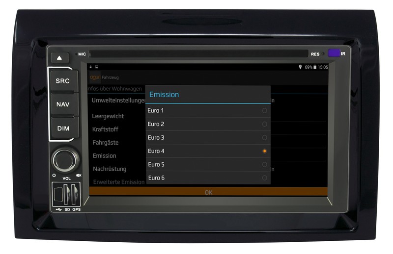 CARGUARD IntelliRoute CA9100 DABFD Reisemobil- Navigationssystem f&uuml;r Ducato, Jumper, Boxer ab 2006 – Bild 5
