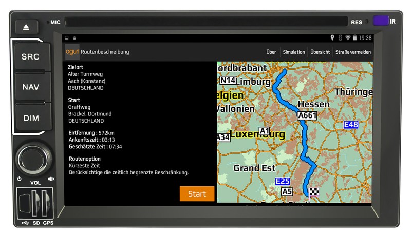 CARGUARD IntelliRoute TR9100 DAB LKW- Navigationssystem – Bild 13