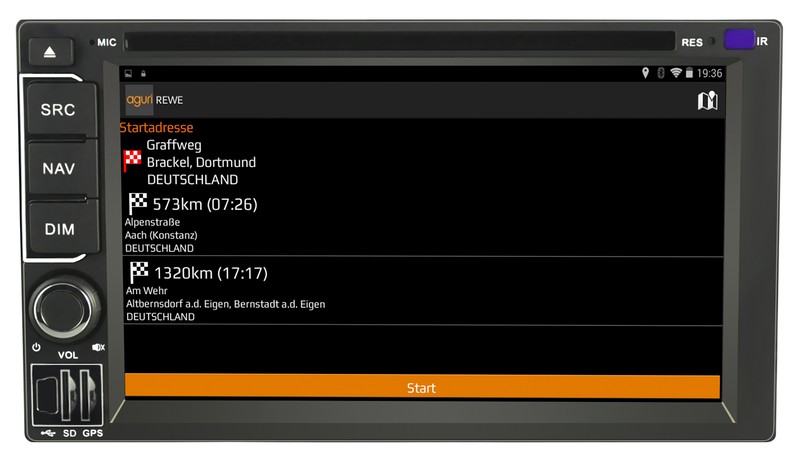 CARGUARD IntelliRoute TR9100 DAB LKW- Navigationssystem – Bild 20
