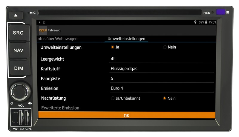 CARGUARD IntelliRoute TR9100 DAB LKW- Navigationssystem – Bild 21