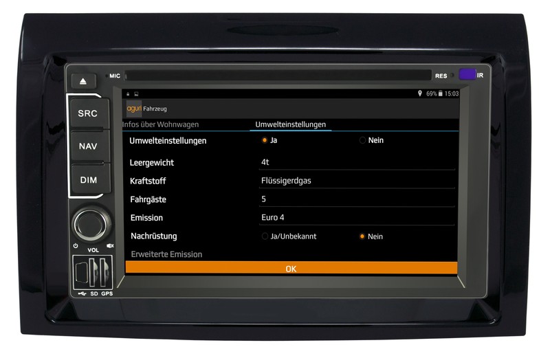 CARGUARD IntelliRoute TR9100 DABXF LKW- Navigationssystem f&uuml;r DAF XF – Bild 3