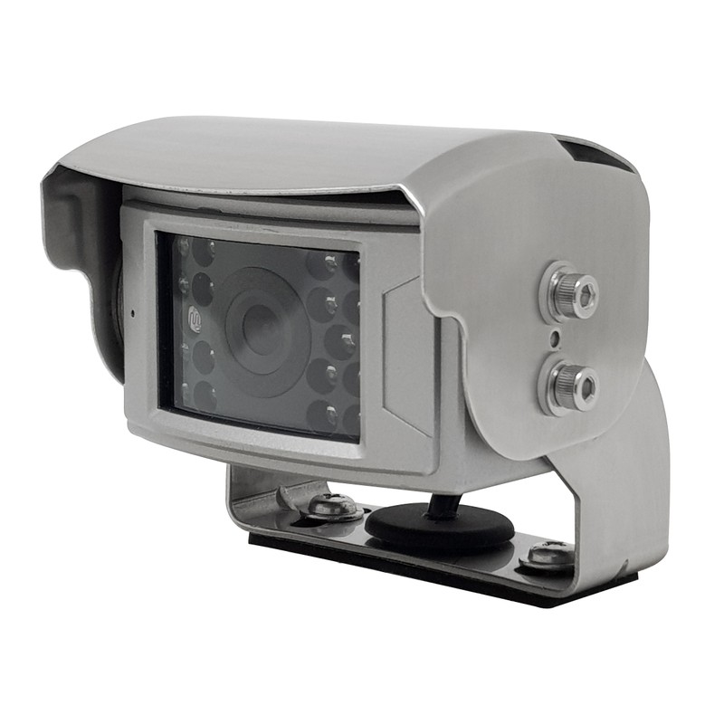 CARGUARD SNOOPER REAR ANGEL VIEW &trade; RAV-F R&uuml;ckfahrkamera, 700 TVL, 125&deg;, silber, 9-14V, PAL – Bild 2