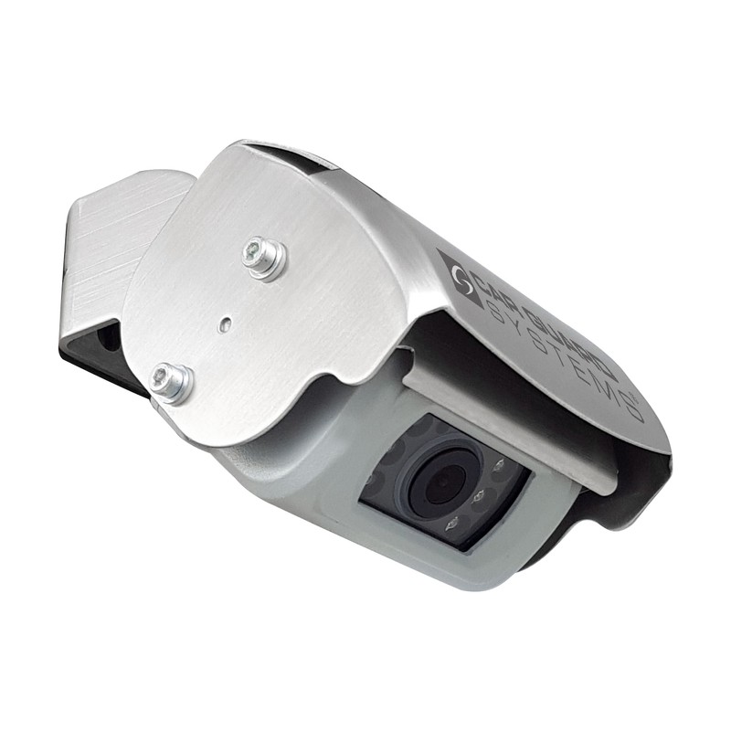 CARGUARD SNOOPER REAR ANGEL VIEW &trade; RAV-M Mini-Shutter-R&uuml;ckfahrkamera, 700TVL, 118&deg;, silber, 9-14V, PAL – Bild 2