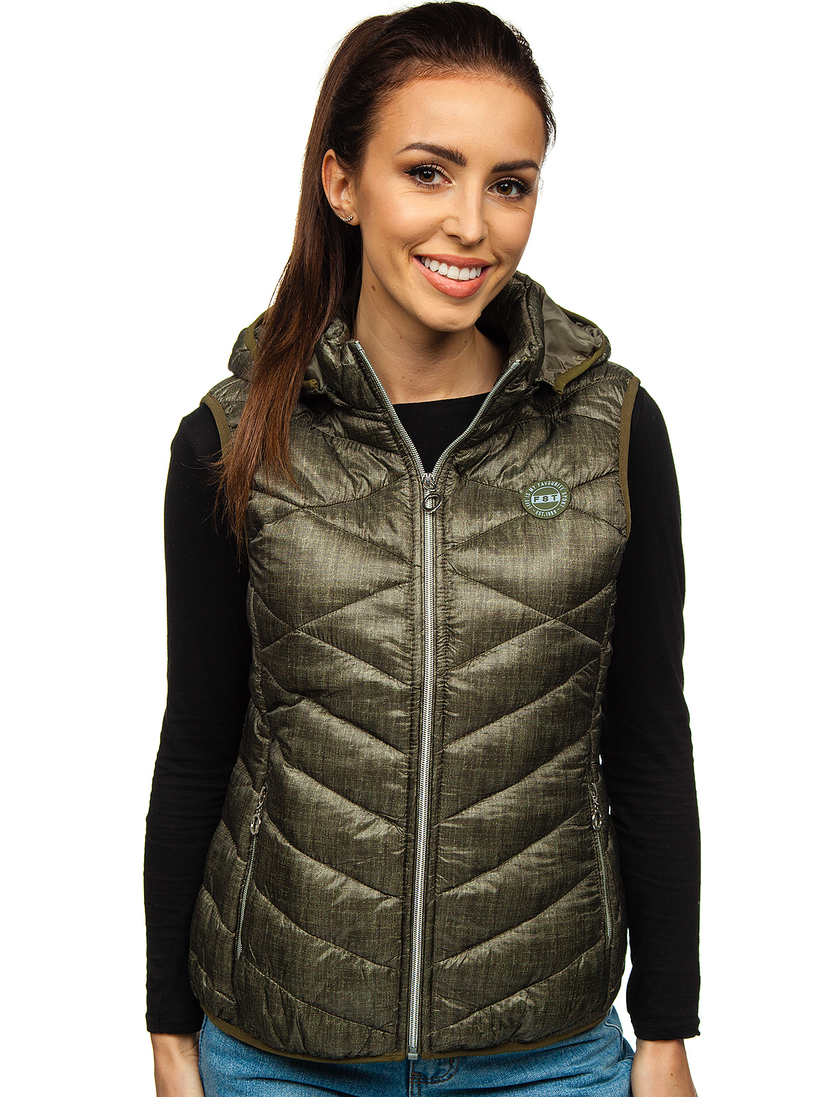 BOLF Damen Weste Bodywarmer Steppweste Daunenweste Funktionsweste